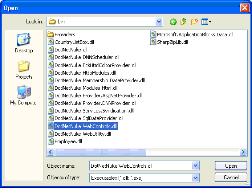 DotNetNuke 5.4 Cookbook web-controls-dotnetnuke-img-1